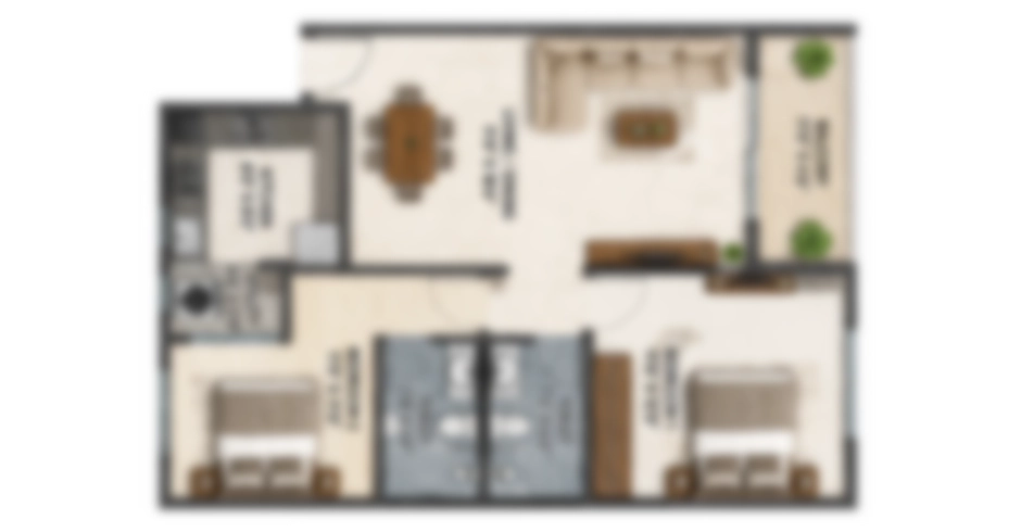 Sokha Virar 1 BHK Floor Plan